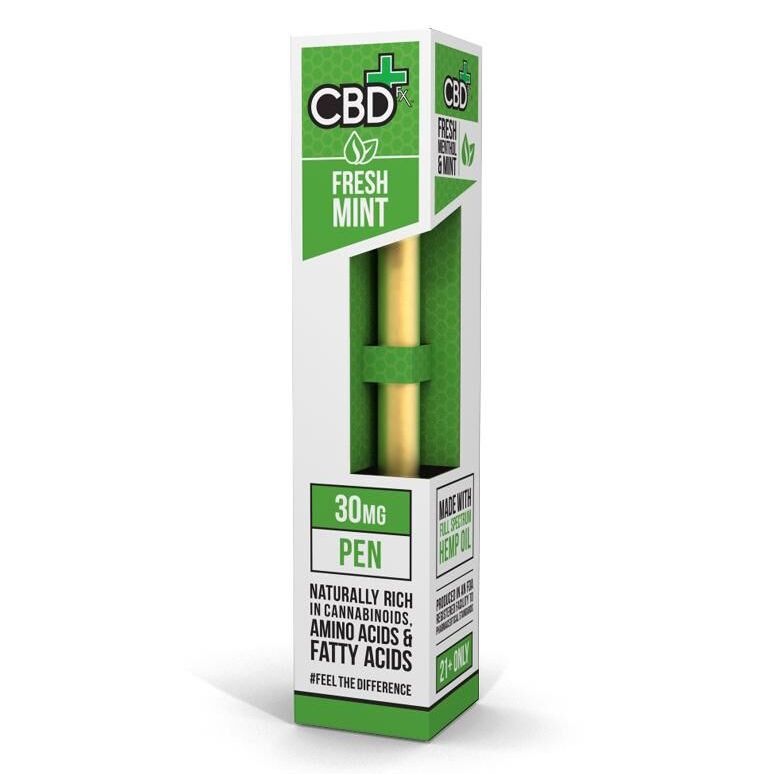 CBD Oil Vape Pen Fresh Mint 30 mg 1 mL