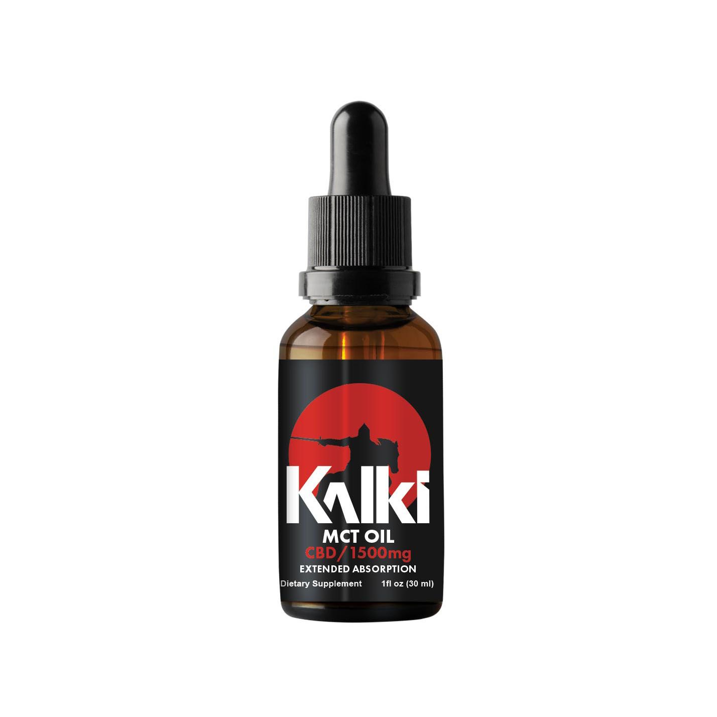 Kalki Isoterp CBD in MCT Oil Natural Flavor 1,500 mg 1 fl. oz. (30 mL)