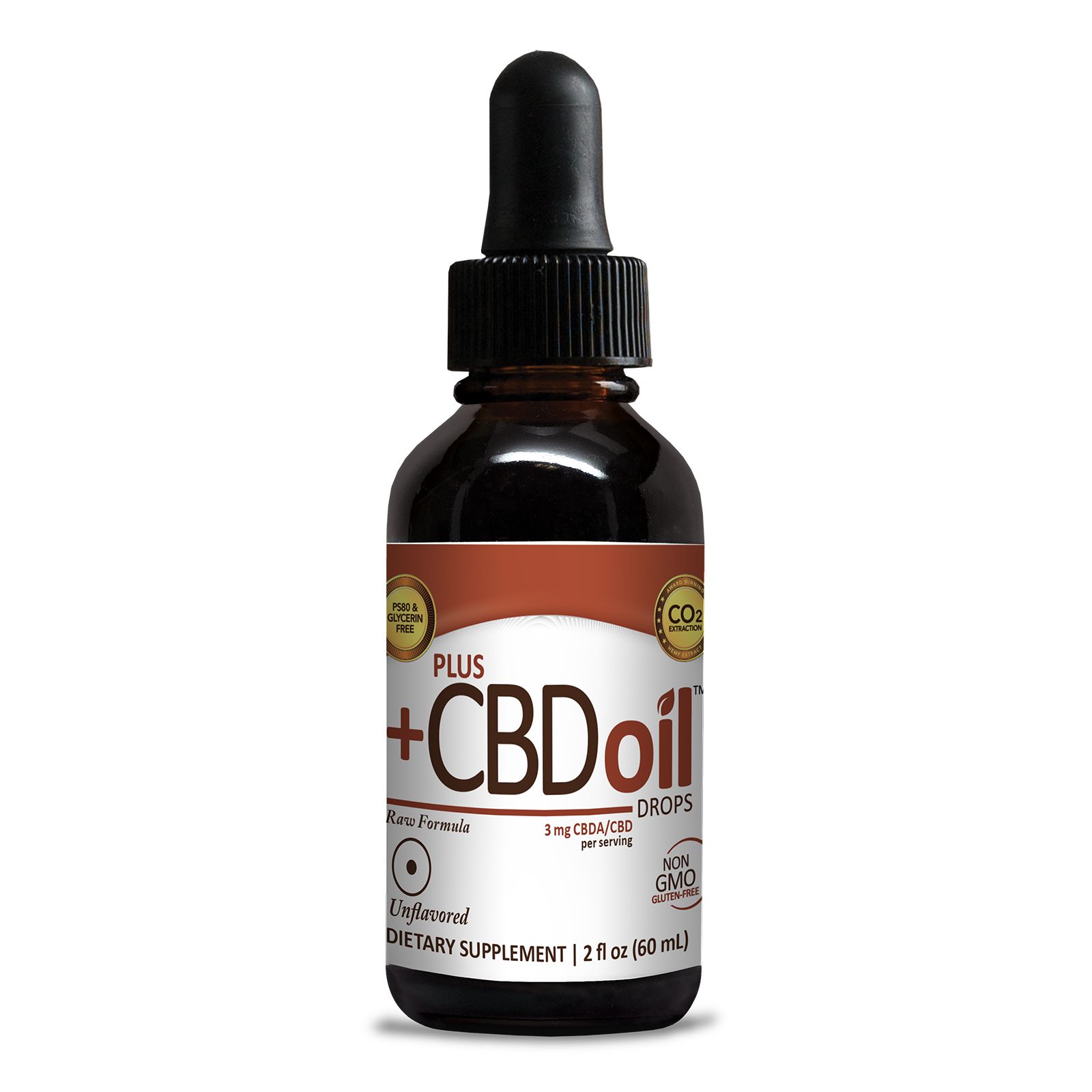 CBD Oil Raw Natural Flavor 500 mg 2 fl. oz. (59 mL)